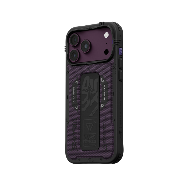 Apple iPhone 18 Pro Max Kılıf SkinArma M-safe Şarj Özellikli Airbag Tasarımlı Standlı Phantom Kapak - 6