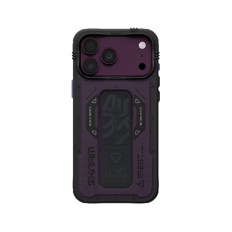 Apple iPhone 18 Pro Max Kılıf SkinArma M-safe Şarj Özellikli Airbag Tasarımlı Standlı Phantom Kapak - 7