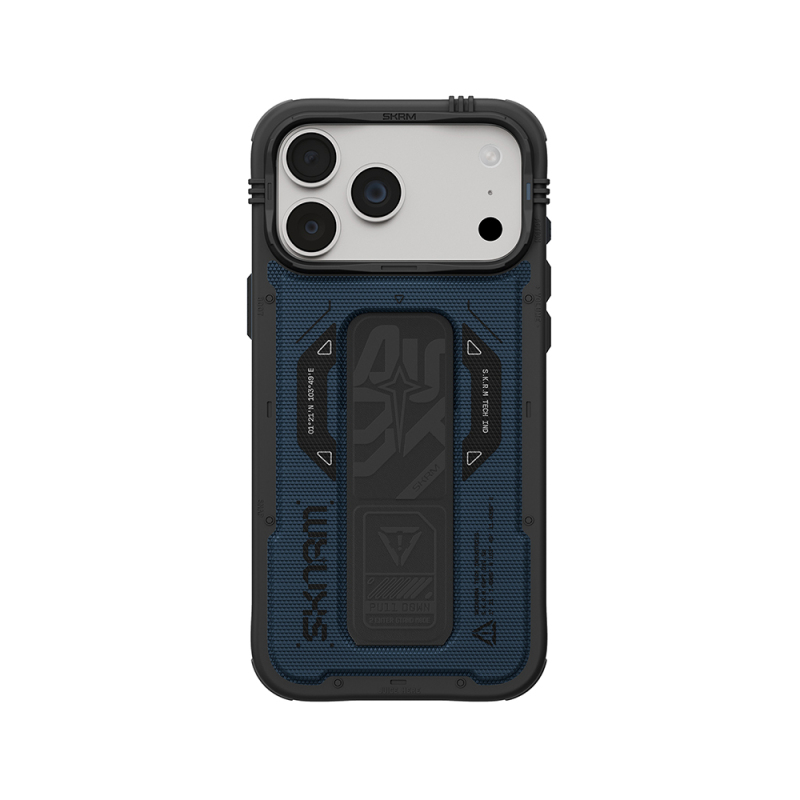 Apple iPhone 18 Pro Max Kılıf SkinArma M-safe Şarj Özellikli Airbag Tasarımlı Standlı Phantom Kapak - 20