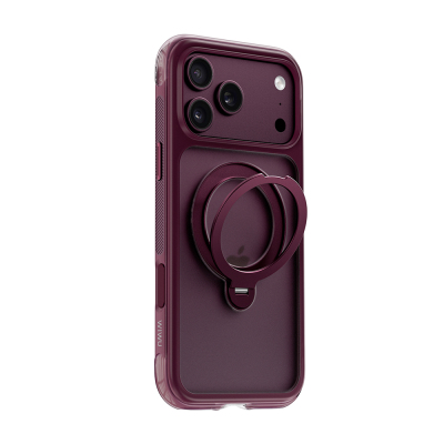 Apple iPhone 18 Pro Max Kılıf Wiwu AG-203 AeroGuard Ultra Serisi M-safe Şarj Özellikli Airbag Tasarımlı Standlı Kapak - 1