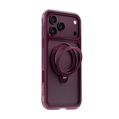 Apple iPhone 18 Pro Max Kılıf Wiwu AS-203 AeroShield Ultra Serisi M-safe Şarj Özellikli Airbag Tasarımlı Standlı Kapak - 2