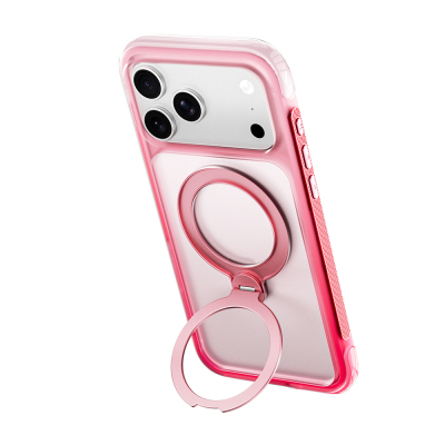 Apple iPhone 18 Pro Max Kılıf Wiwu AS-204 AeroShield Aurora Ultra Serisi M-safe Şarj Özellikli Airbag Tasarımlı Standlı Kapak - 7