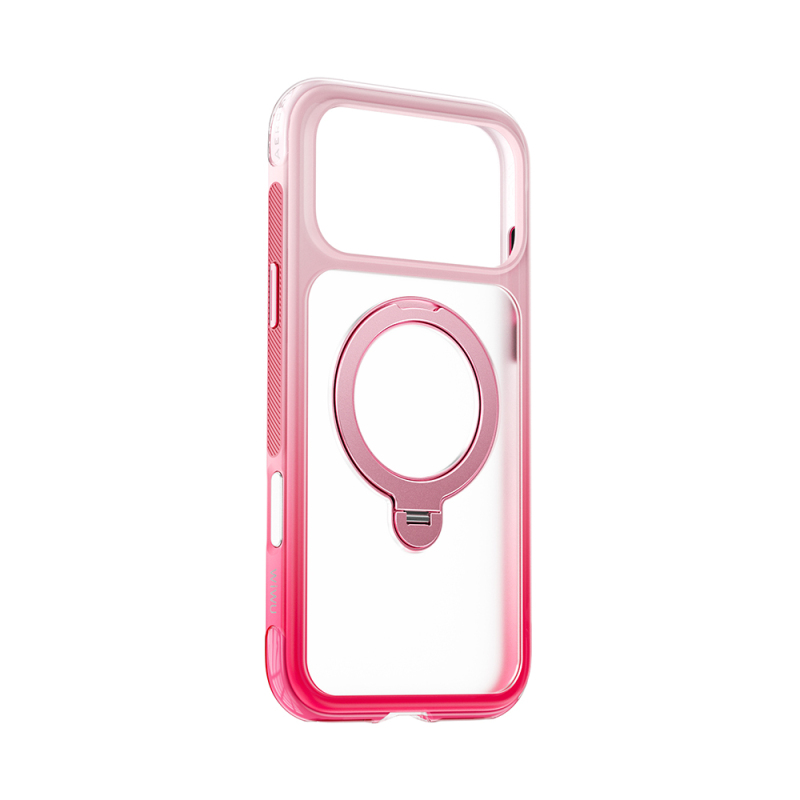 Apple iPhone 18 Pro Max Kılıf Wiwu AS-204 AeroShield Aurora Ultra Serisi M-safe Şarj Özellikli Airbag Tasarımlı Standlı Kapak - 3