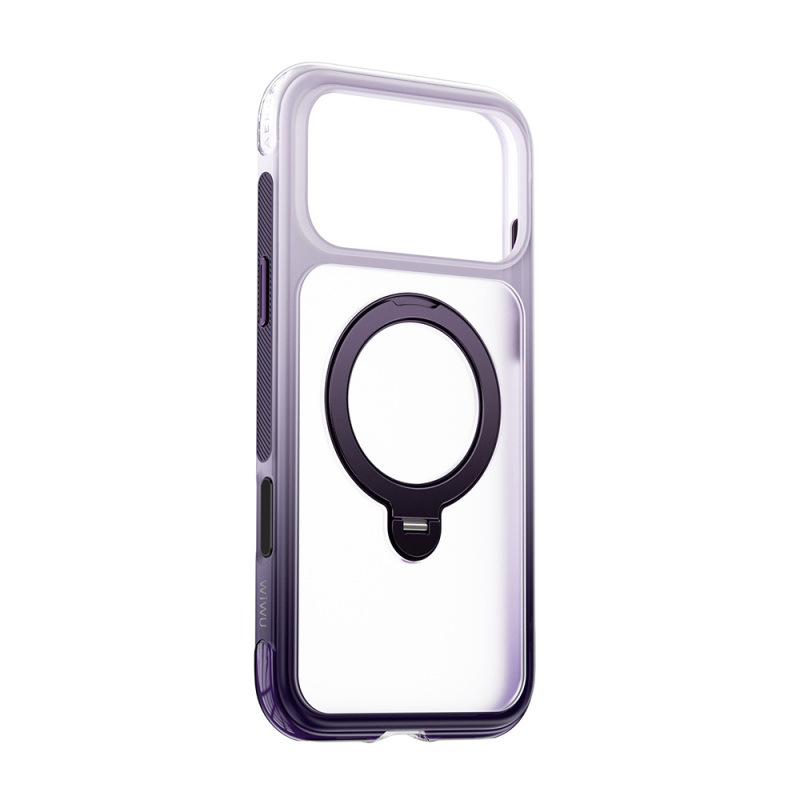 Apple iPhone 18 Pro Max Kılıf Wiwu AS-204 AeroShield Aurora Ultra Serisi M-safe Şarj Özellikli Airbag Tasarımlı Standlı Kapak - 21