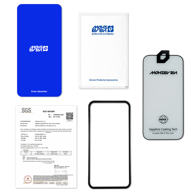 Apple iPhone 18 Pro Max Mohseven M7 Sapphire Coating Privacy Hayalet Temperli Cam Ekran Koruyucu + Hizalama Aparatlı - 5