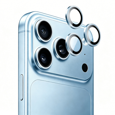 Apple iPhone 18 Pro Max Mohseven Sapphire One by One Aluminum Sapphire Camera Lens Protector - 5