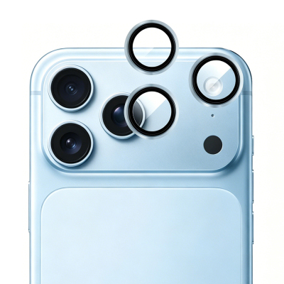 Apple iPhone 18 Pro Max Mohseven Sapphire One by One Alüminyum Safir Kamera Lens Koruyucu - 4