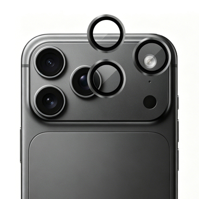 Apple iPhone 18 Pro Mohseven Sapphire One by One Aluminum Sapphire Camera Lens Protector - 3