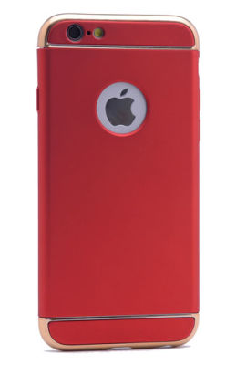 Apple iPhone 5 Kılıf Zore 3 Parçalı Rubber Kapak - 8