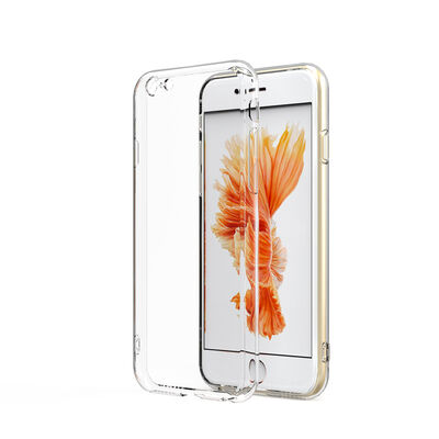 Apple iPhone 6 Case Zore Kamera Korumalı Süper Silikon Cover - 5