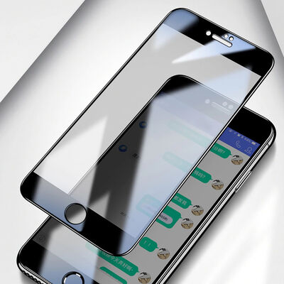 Apple iPhone 6 Davin 5D Privacy Cam Ekran Koruyucu - 4