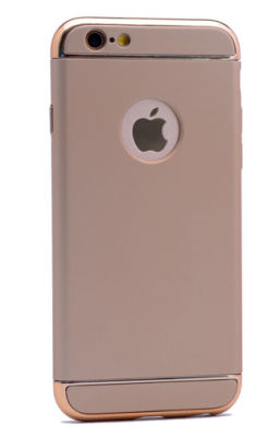 Apple iPhone 6 Kılıf Zore 3 Parçalı Rubber Kapak - 6