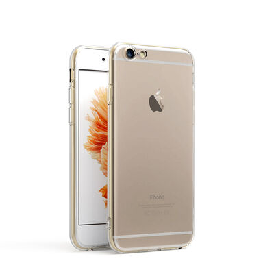 Apple iPhone 6 Kılıf Zore Kamera Korumalı Süper Silikon Kapak - 4