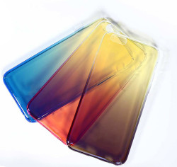 Apple iPhone 6 Kılıf Zore Renkli Transparan Kapak - 3