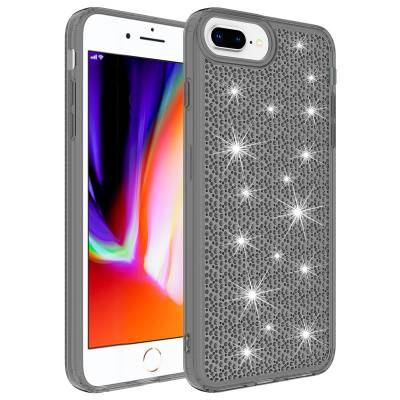 Apple iPhone 6 Plus Case With Airbag Shiny Design Zore Snow Cover - 4