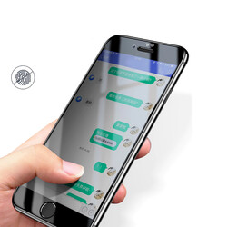 Apple iPhone 6 Plus Davin 5D Privacy Cam Ekran Koruyucu - 5