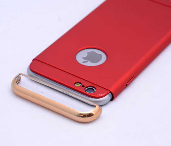 Apple iPhone 6 Plus Kılıf Zore 3 Parçalı Rubber Kapak - 4