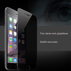 Apple iPhone 6 Zore Kor Privacy Cam Ekran Koruyucu - 4