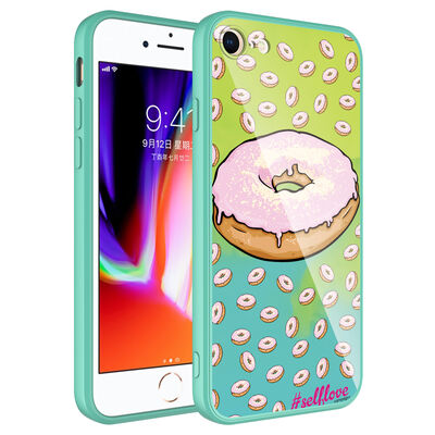 Apple iPhone 7 Case Camera Protected Patterned Hard Silicone Zore Epoksi Cover - 7