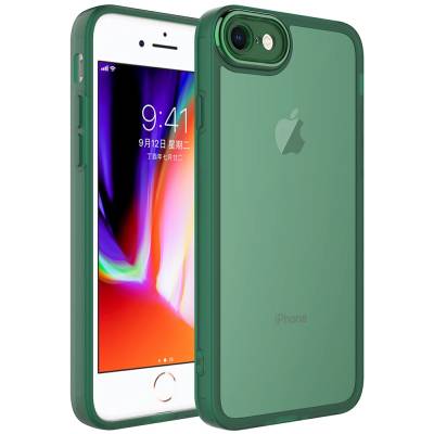 Apple iPhone 7 Case Camera Protected Transparent Zore Post Cover - 4