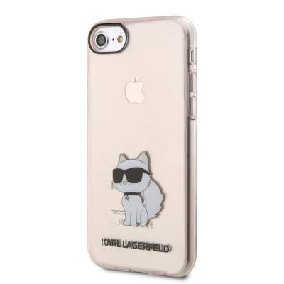 Apple iPhone 7 Case Karl Lagerfeld Transparent Choupette Design Cover - 2