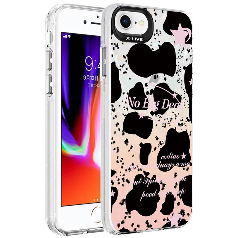 Apple iPhone 7 Case Marble Pattern Zore Marbello Cover - 5