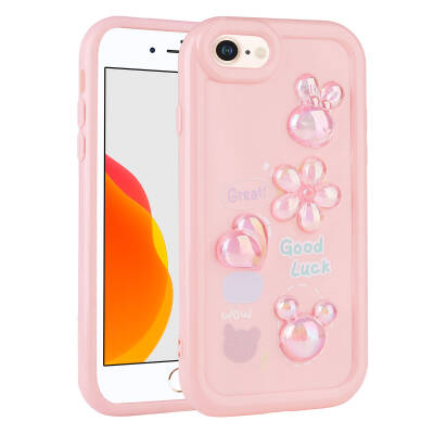 Apple iPhone 7 Case Relief Figured Shiny Zore Toys Silicone Cover - 6