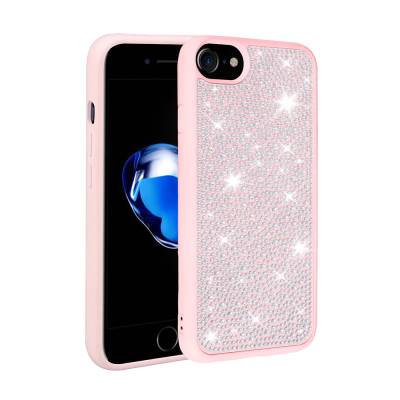 Apple iPhone 7 Case Shiny Stone Design Zore Stone Cover - 3