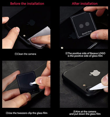 Apple iPhone 7 Zore Kamera Lens Koruyucu Cam Filmi - 3