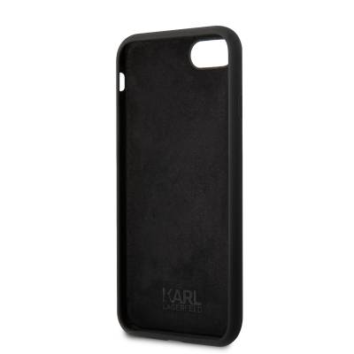 Apple iPhone 7 Kılıf Karl Lagerfeld Silikon Choupette Dizayn Kapak - 5