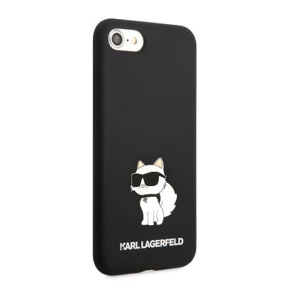 Apple iPhone 7 Kılıf Karl Lagerfeld Silikon Choupette Dizayn Kapak - 8