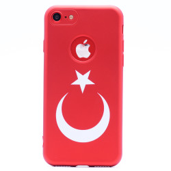 Apple iPhone 7 Kılıf Zore Bayrak Silikon - 3