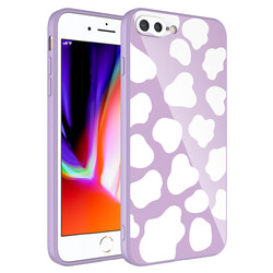 Apple iPhone 7 Plus Case Camera Protected Patterned Hard Silicone Zore Epoksi Cover - 8