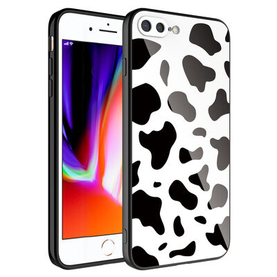 Apple iPhone 7 Plus Case Camera Protected Patterned Hard Silicone Zore Epoksi Cover - 3