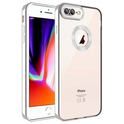Apple iPhone 7 Plus Case Camera Protected Zore Omega Cover With Logo - 1