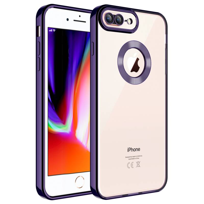 Apple iPhone 7 Plus Case Camera Protected Zore Omega Cover With Logo - 7