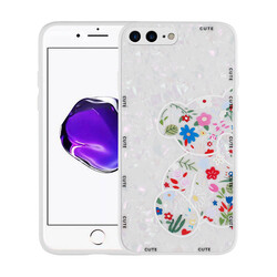 Apple iPhone 7 Plus Case Patterned Hard Silicone Zore Mumila Cover - 9