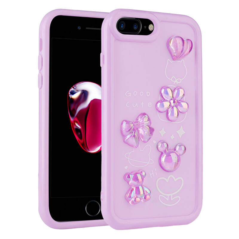 Apple iPhone 7 Plus Case Relief Figured Shiny Zore Toys Silicone Cover - 2