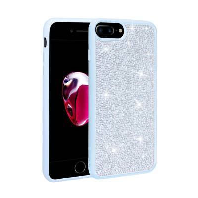Apple iPhone 7 Plus Case Shiny Stone Design Zore Stone Cover - 1