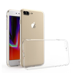 Apple iPhone 7 Plus Case Zore Kamera Korumalı Süper Silikon Cover - 1