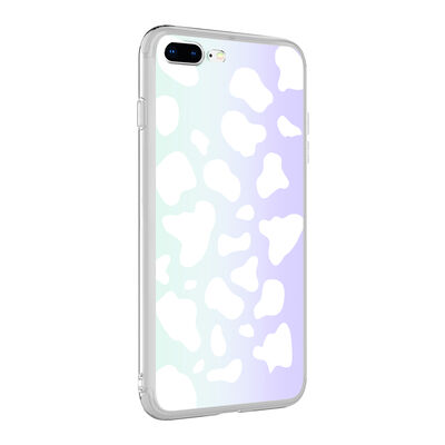 Apple iPhone 7 Plus Case Zore M-Blue Patterned Cover - 4