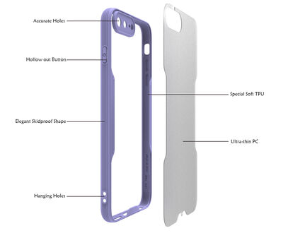 Apple iPhone 7 Plus Case Zore Parfe Cover - 4