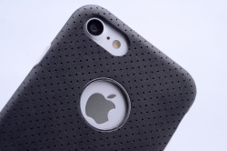 Apple iPhone 7 Plus Kılıf Zore Derili Deku Silikon - 6