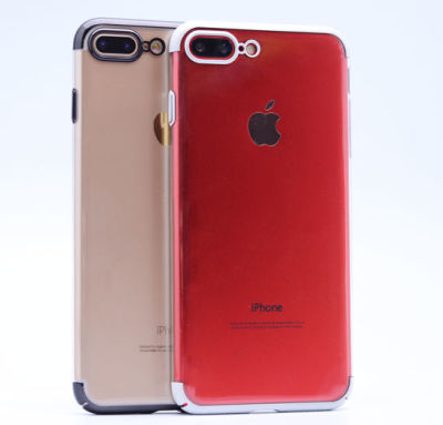 Apple iPhone 7 Plus Kılıf Zore Tareks Şeffaf Kapak - 6
