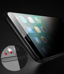 Apple iPhone 7 Plus Zore Anti-Dust Mat Privacy Temperli Ekran Koruyucu - 4