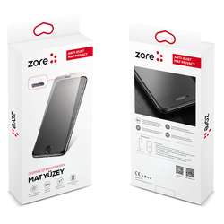 Apple iPhone 7 Zore Anti-Dust Matte Privacy Tempered Screen Protector - 1