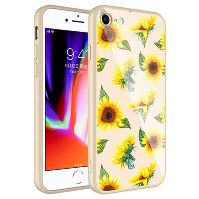 Apple iPhone 8 Case Camera Protected Patterned Hard Silicone Zore Epoksi Cover - 6