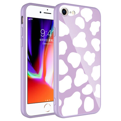 Apple iPhone 8 Case Camera Protected Patterned Hard Silicone Zore Epoksi Cover - 9