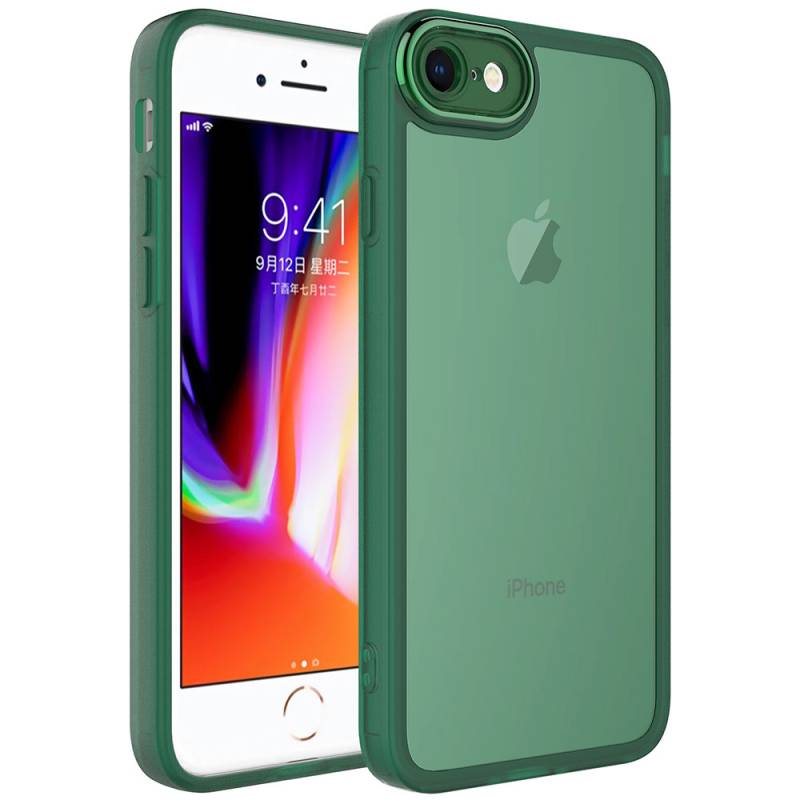 Apple iPhone 8 Case Camera Protected Transparent Zore Post Cover - 1