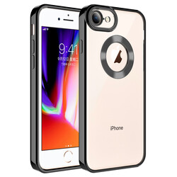 Apple iPhone 8 Case Camera Protected Zore Omega Cover With Logo - 3